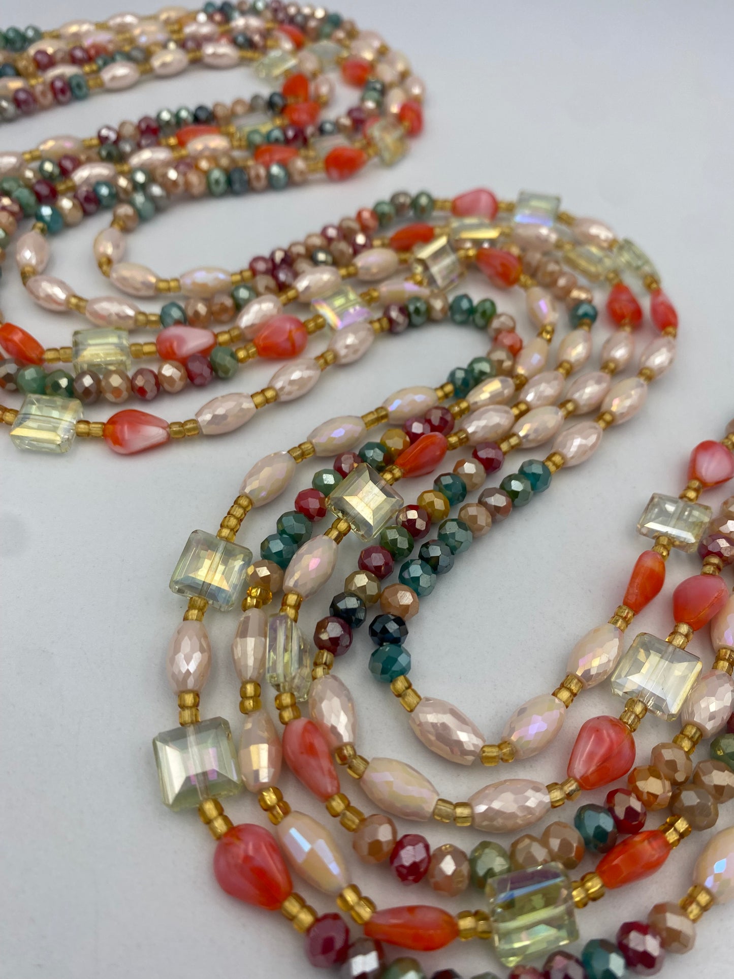 Eliana - Luxury Crystal Waistbeads- Tie On