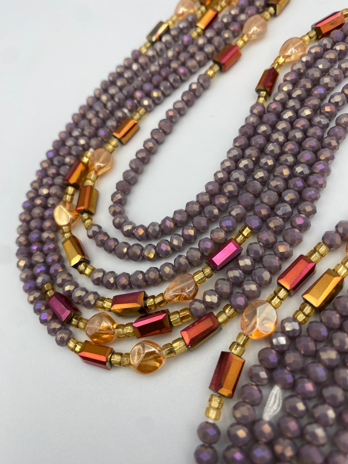 Mini Crystal WaistBeads- Assorted Luxury-WaistBeads- 45”- 50”