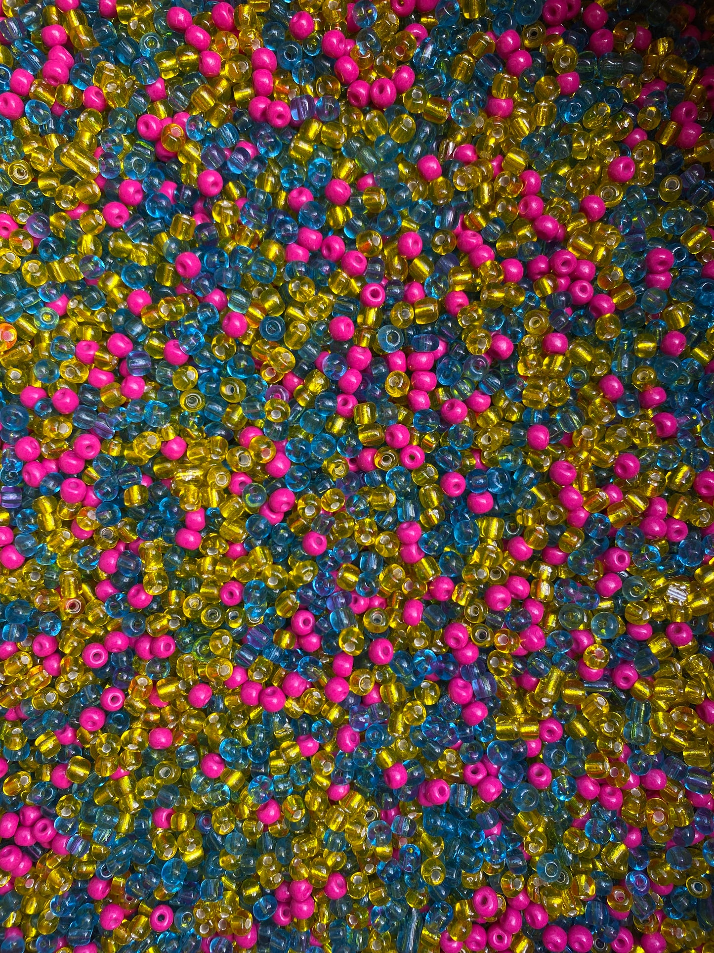 Mix Seed Beads- Multicolored- 4mm- 6/0 Glass Seed Beads For Jewelry Making, DIY Waist beads, Bracelet Necklace Earrings