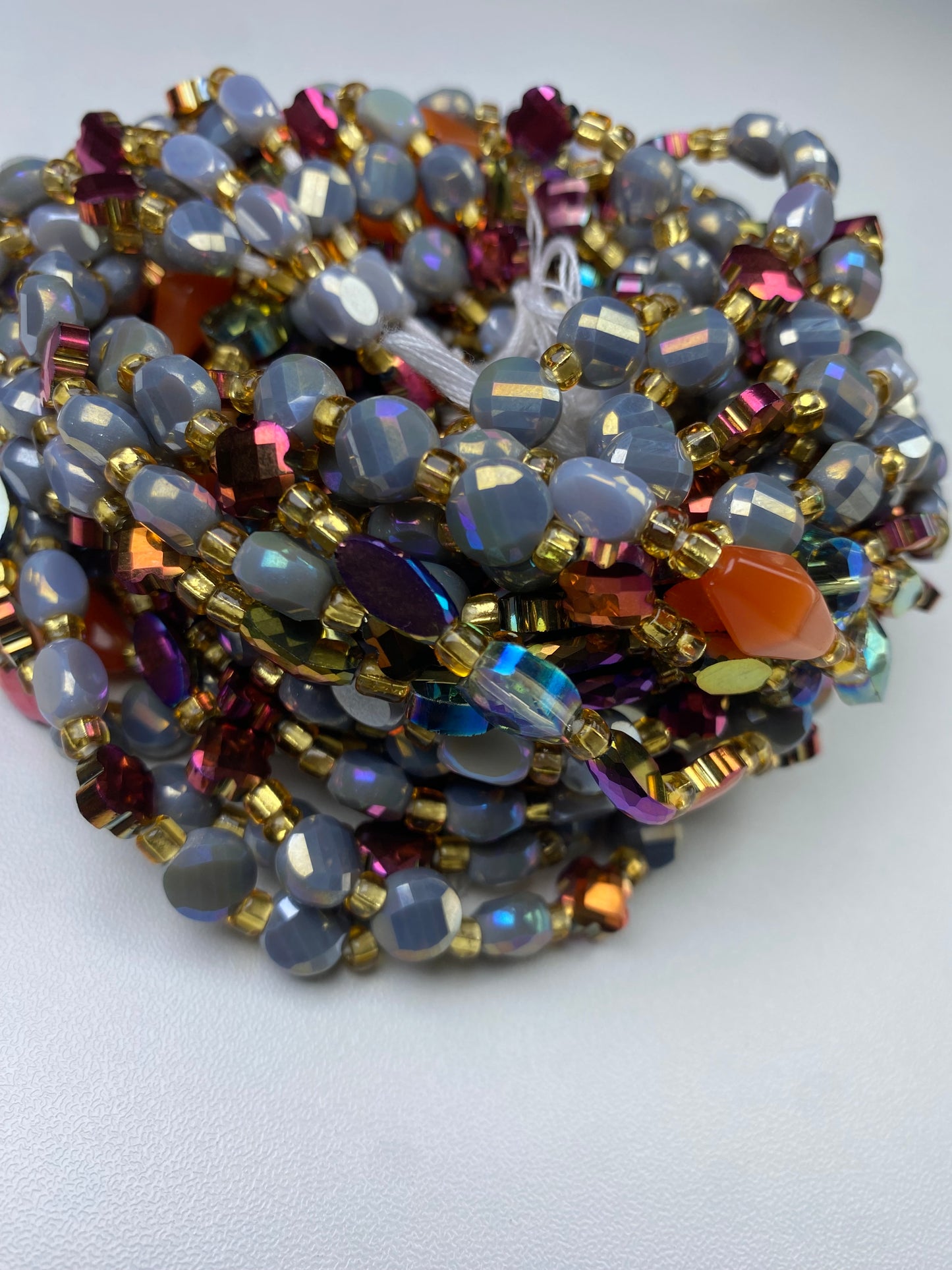 Charice- Waist Bead-Luxury Crystal Waistbeads 45”