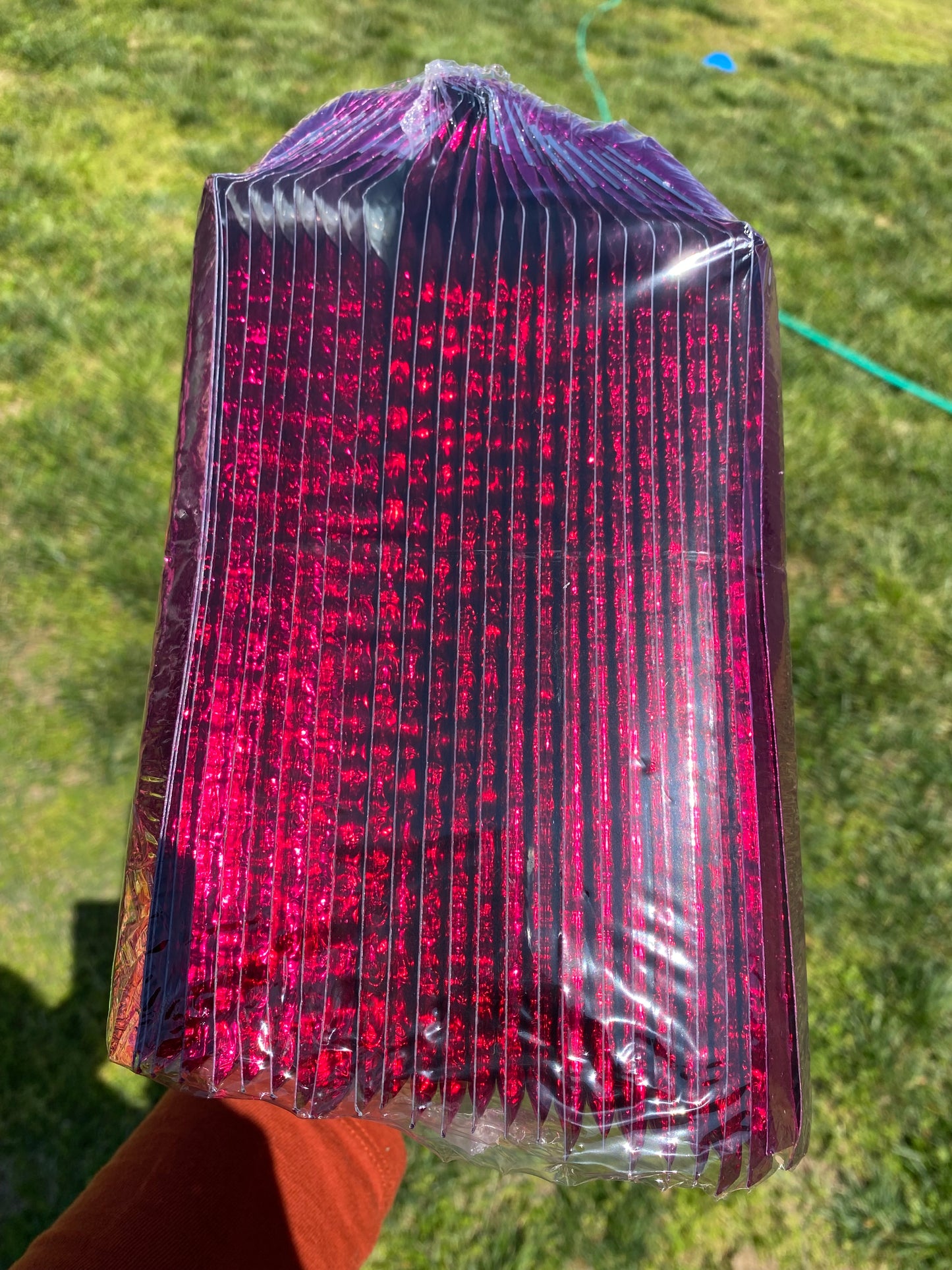 25-Pack Hot Pink Metallic Bubble Mailers (4x8) – Self-Seal, Lightweight & Water-Resistant