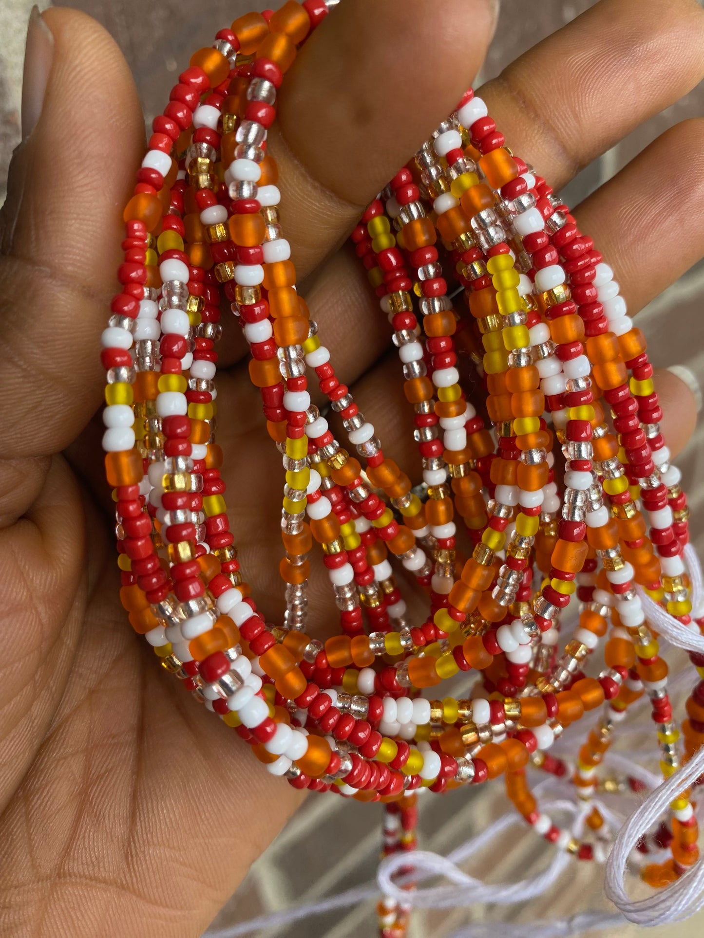 Sunrise Waist Bead – Handmade Beads for Women | Faith-Inspired Body Jewelry