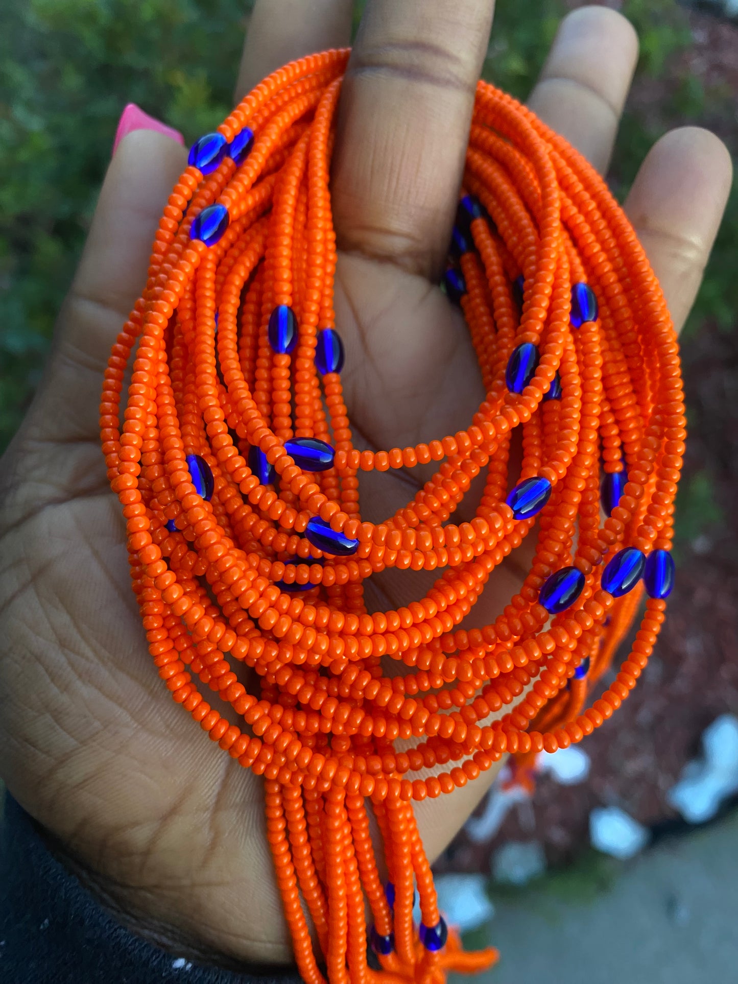 Orange Waist Bead