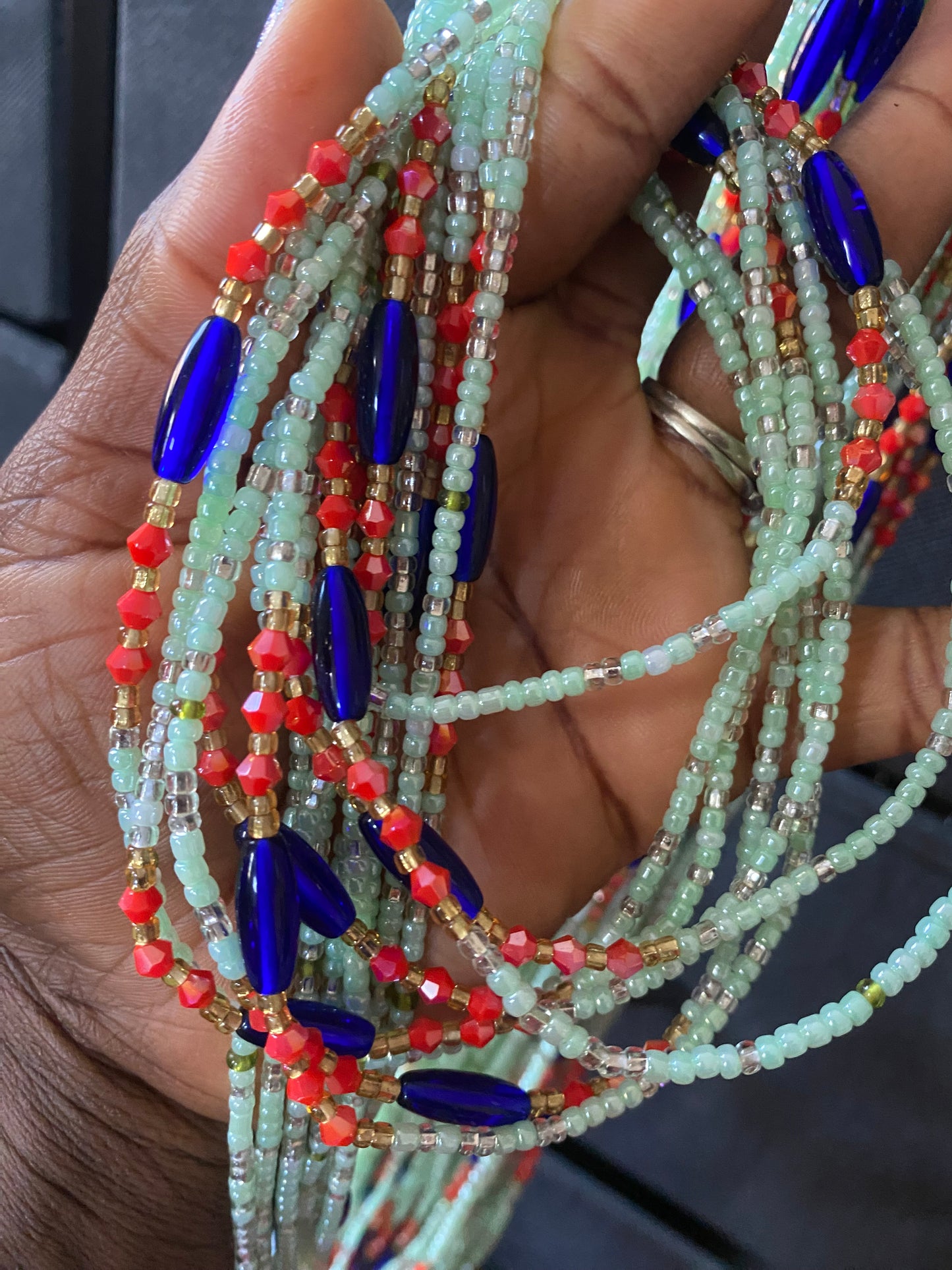 Wholesale Waist Beads – Bulk Multicolored Tie-On Strands (45”–50”)