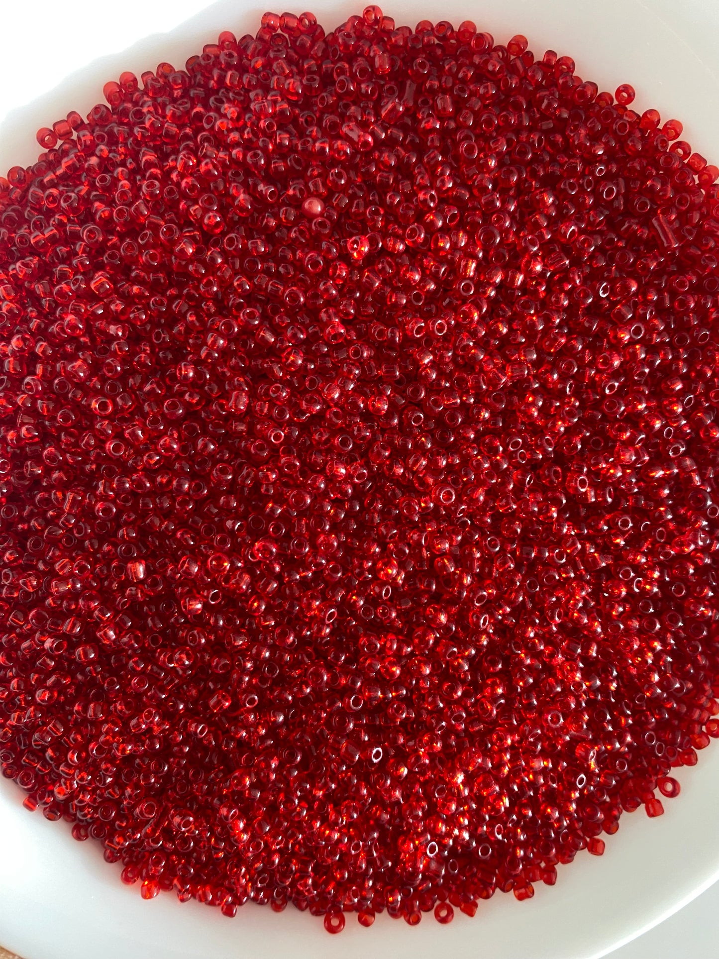 2mm or 11/0 Red Seed Beads Bulk 450g Glass Beads for Beaded Jewelry, Bracelets, Waistbeads, Chokers Jewelry Making & Crafts