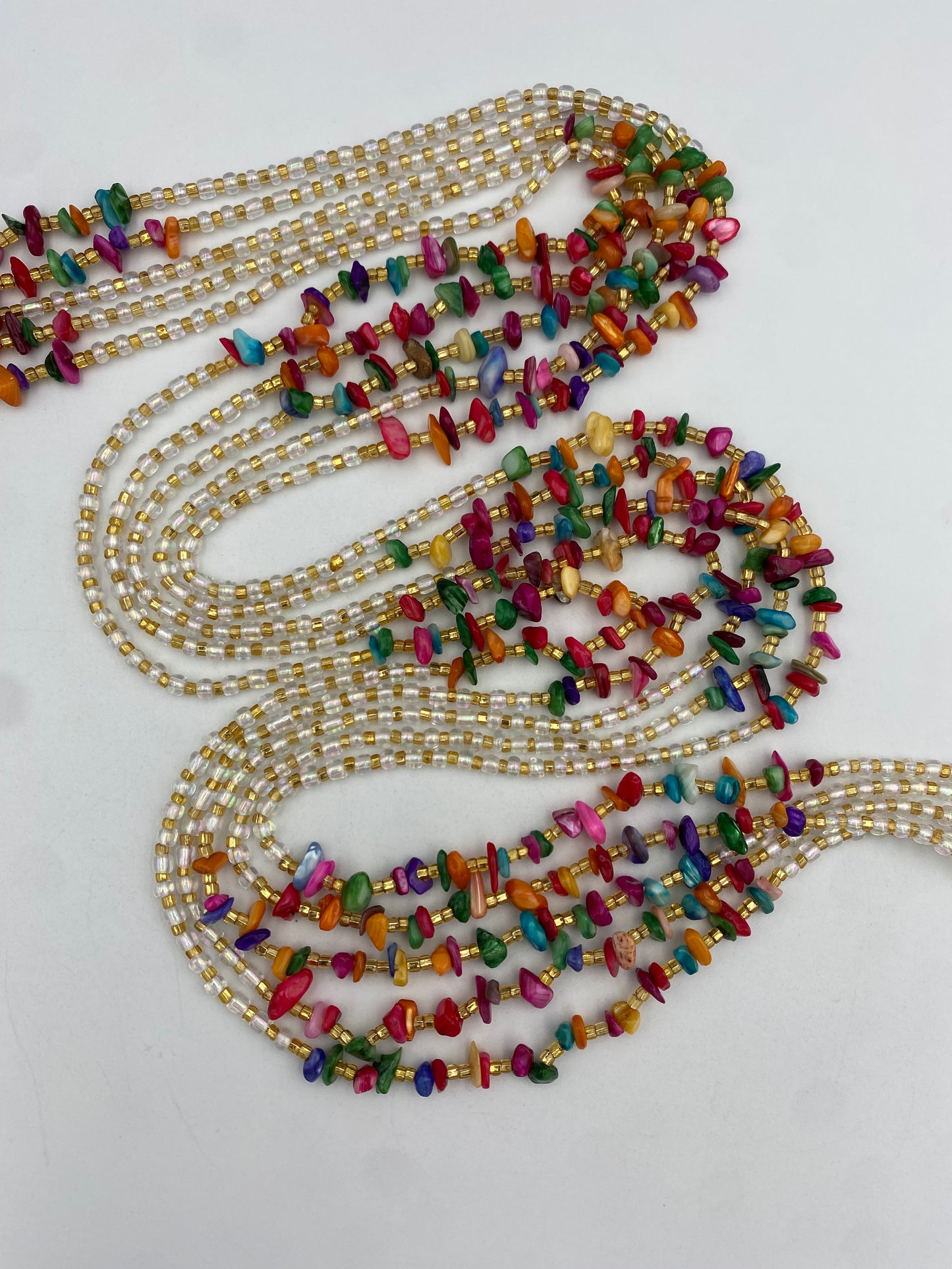 Confetti Grace ~ Luxury Crystal Waistbeads