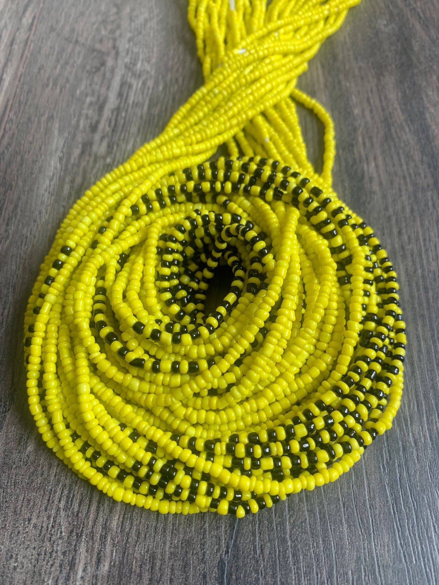 Yellow Waist Bead
