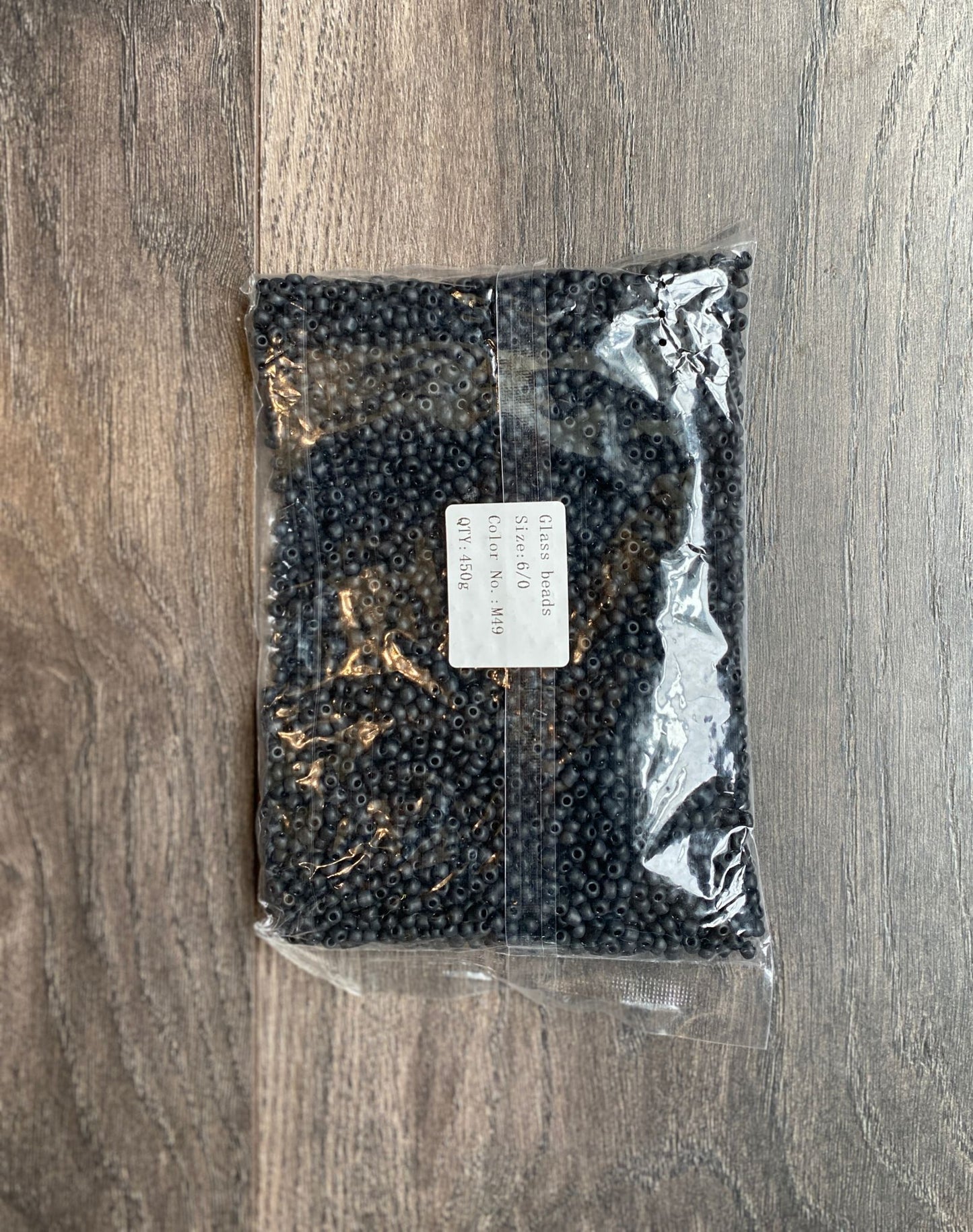 4mm Black Seed Beads- 6/0 Glass Seed Beads For Jewelry Making, DIY Waist beads, Bracelet Necklace Earrings