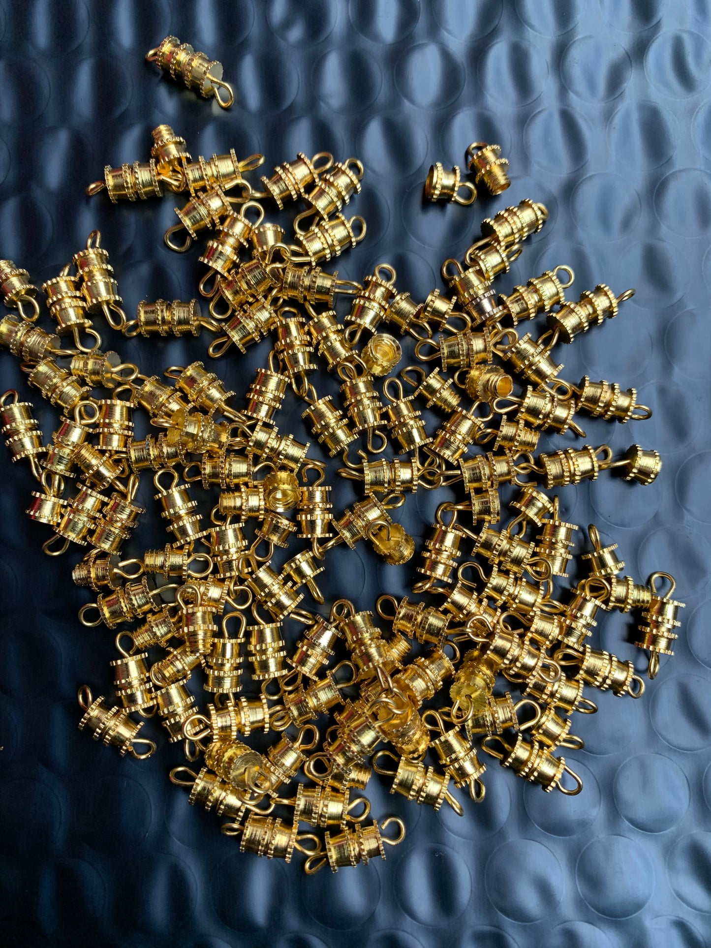 Barrel Clasp, Gold Brass or Silver Nickel Plated Screw Barrel Jewelry Necklace Bracelet Clasps Connectors 50pcs