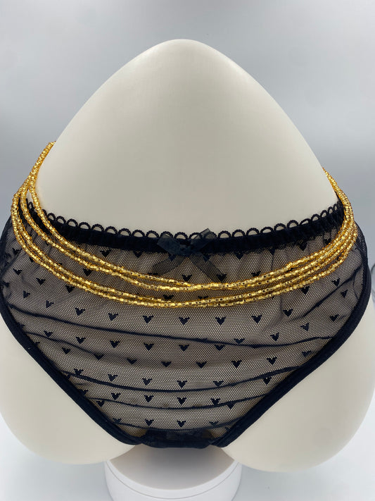 Golden Grace ~  Gold Waist Bead- Tie On