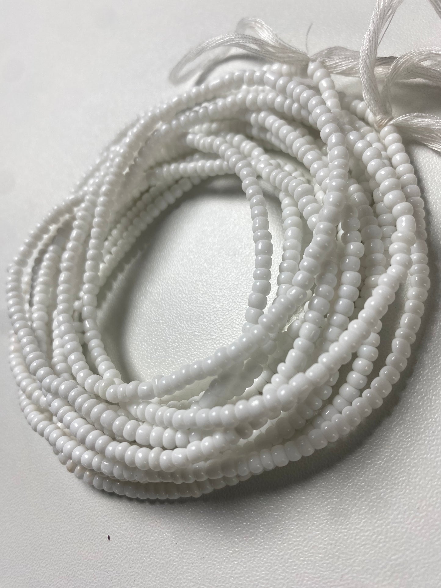 White Waist Bead | Body Jewelry | Waist Bead for Weight-loss 40-45”