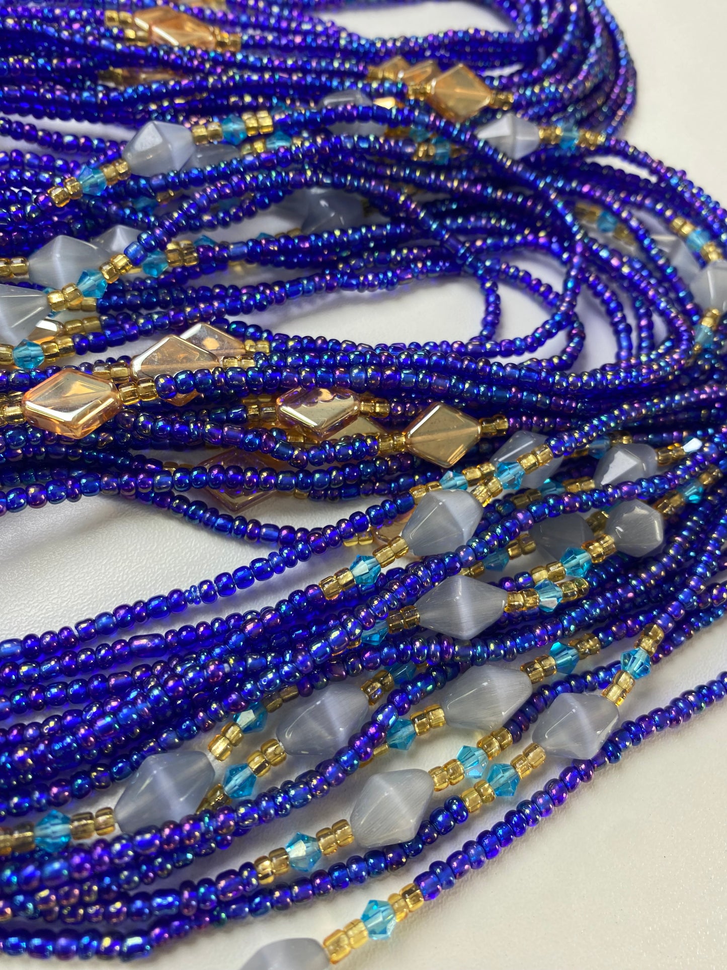 Blue  Waistbead- Luxe WaistBead