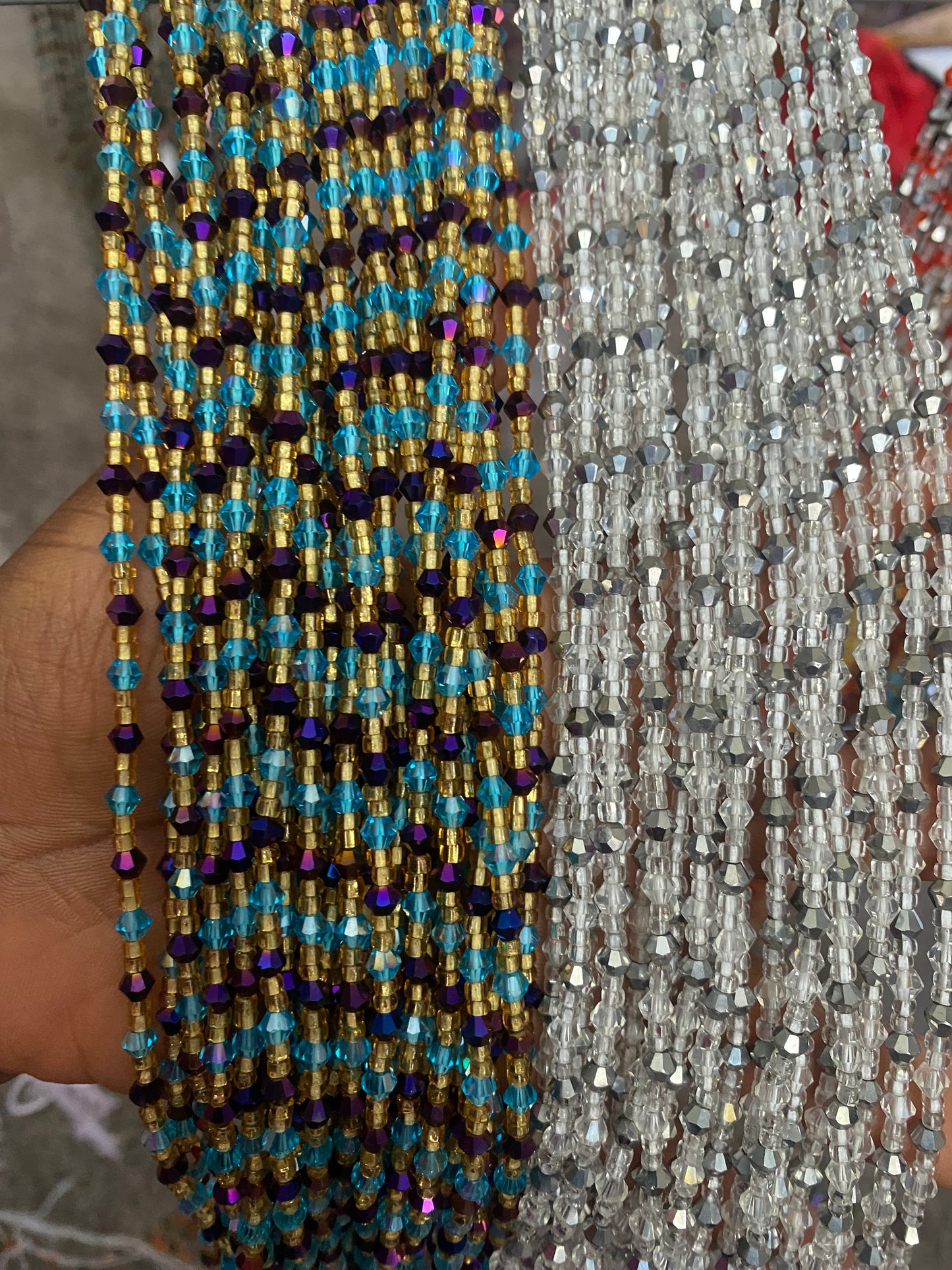 Wholesale Crystal Waist Beads 40”-50”