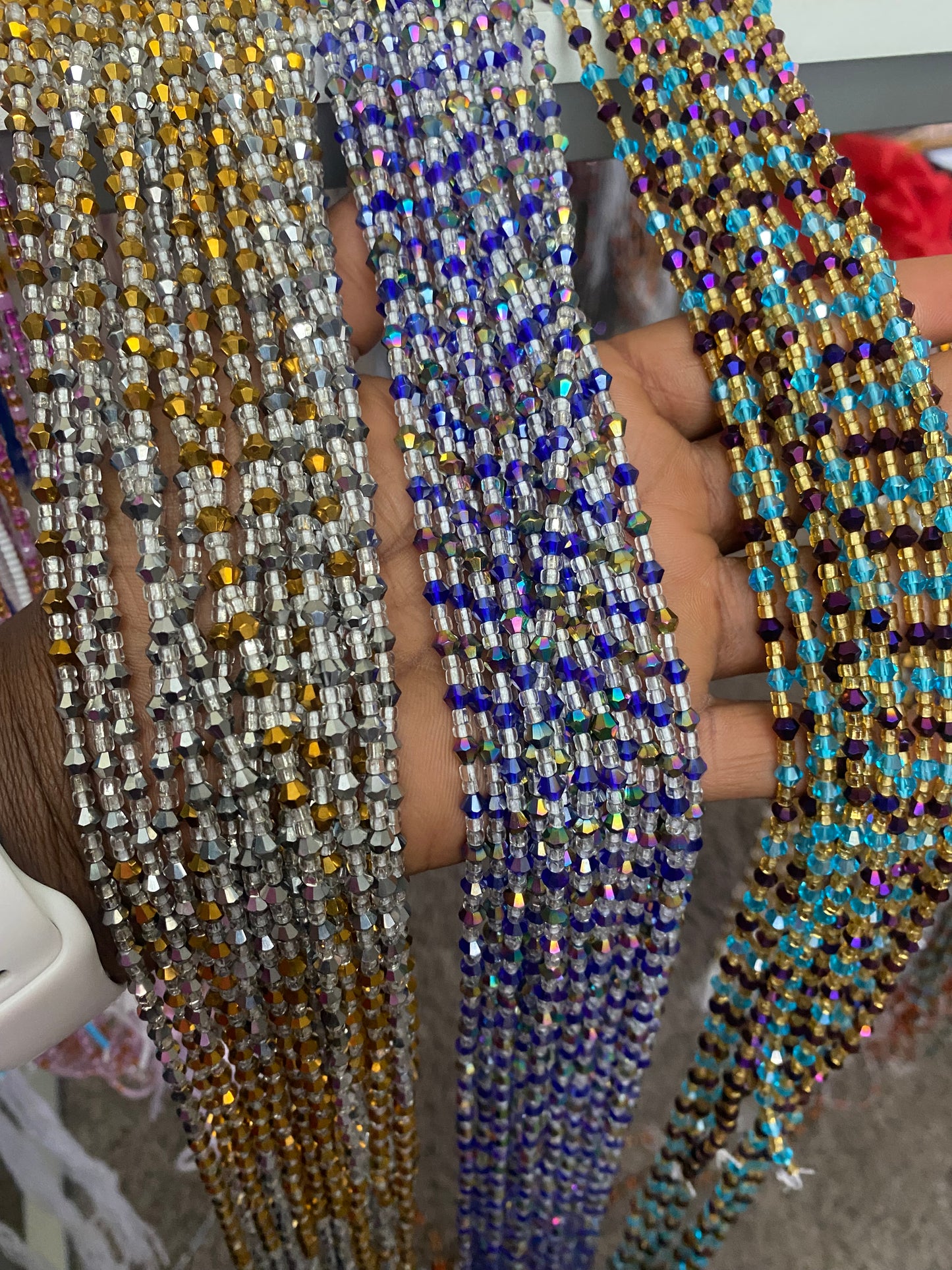 Wholesale Crystal Waist Beads 40”-50”