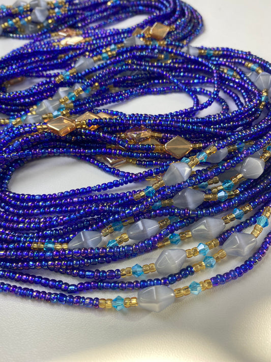 Blue  Waistbead- Luxe WaistBead