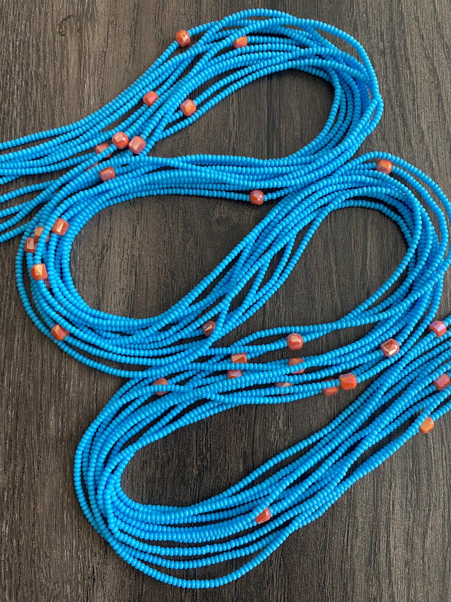 Blue Waist Bead