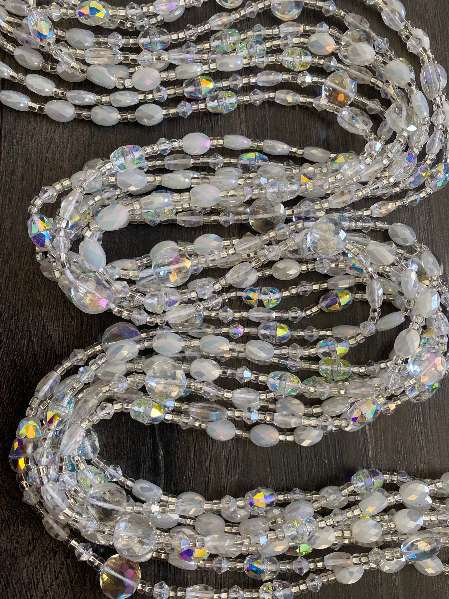 Bridal- Luxury Crystal Waistbeads, waistbeads for brides, WaistBeads for new Beginnings or fresh Start