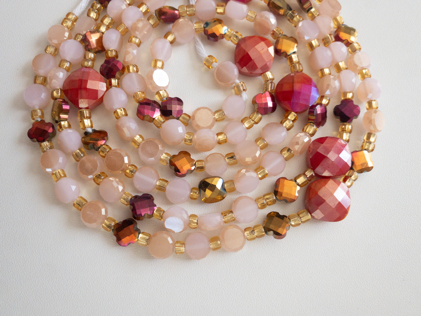 Rosa ~ Luxury Crystal Waist Beads