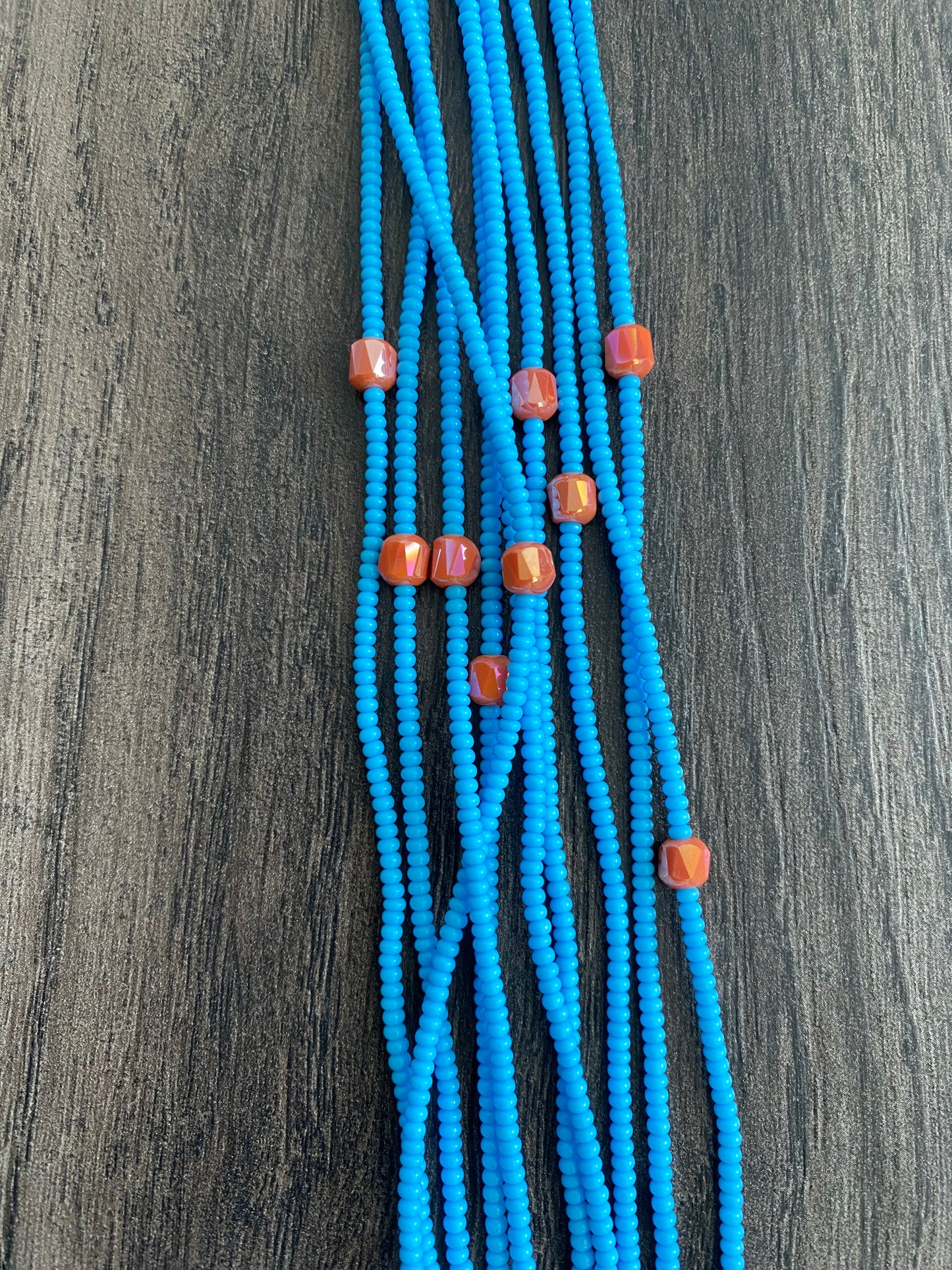 Blue Waist Bead