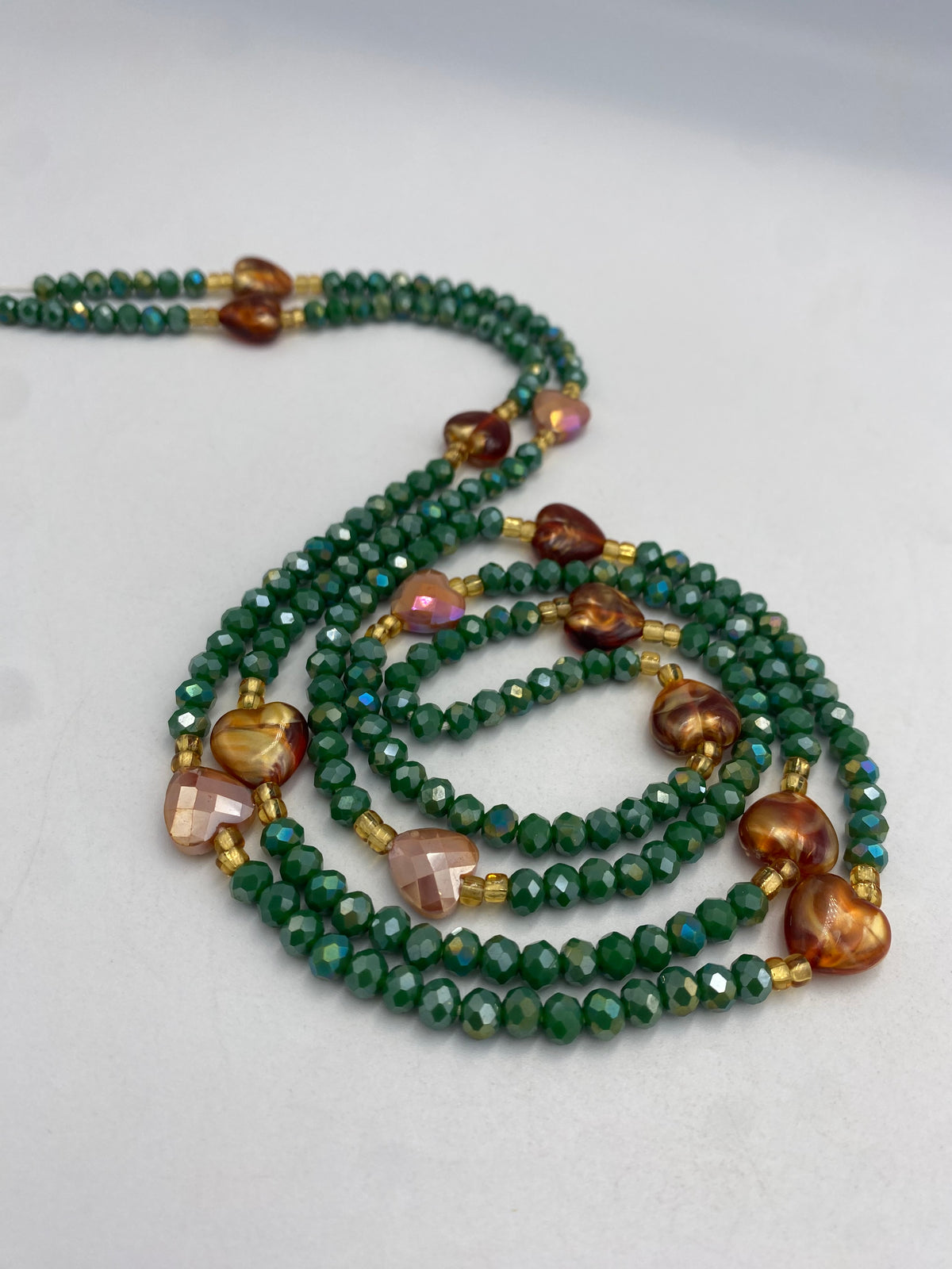 Turquoise Luxury Crystal Waist Bead