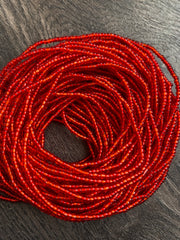 Red Waist Bead- Tie on