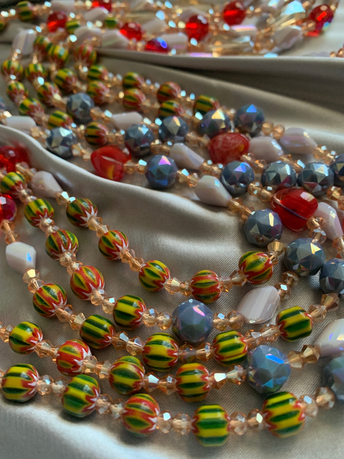 Garden Aura ~ Luxury Crystal Waistbeads