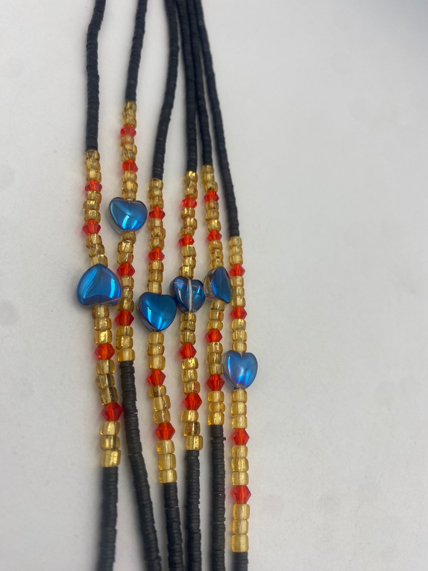 Flat disc | Vinyl waistbeads | Clay Beads | Wholesale Vinyl Waist Beads- African Waistbeads for resale