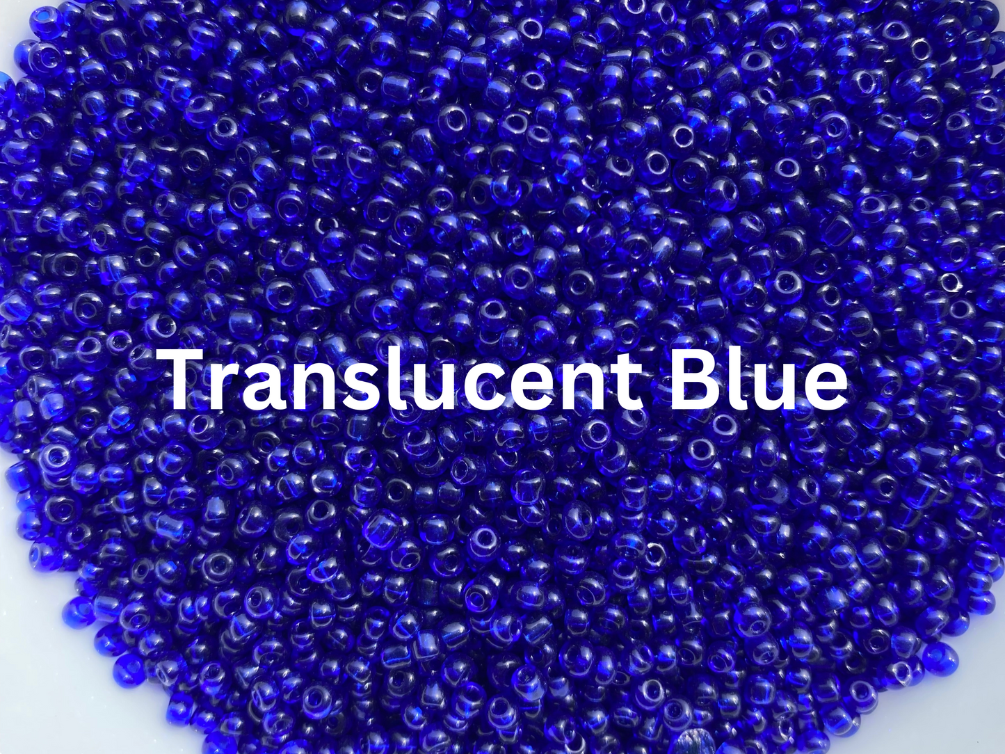 High-Quality 8/0 Blue Seed Beads, 3mm, Perfect for Jewelry Making