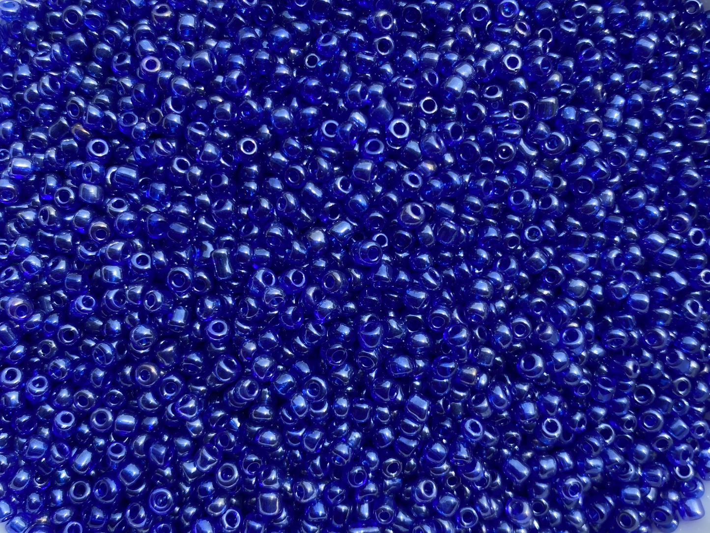 High-Quality 8/0 Blue Seed Beads, 3mm, Perfect for Jewelry Making