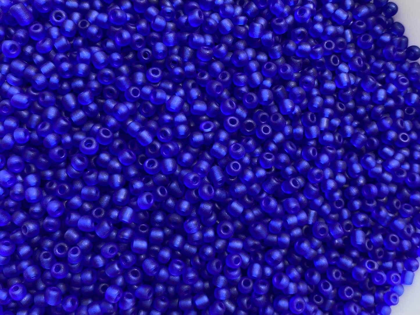 High-Quality 8/0 Blue Seed Beads, 3mm, Perfect for Jewelry Making