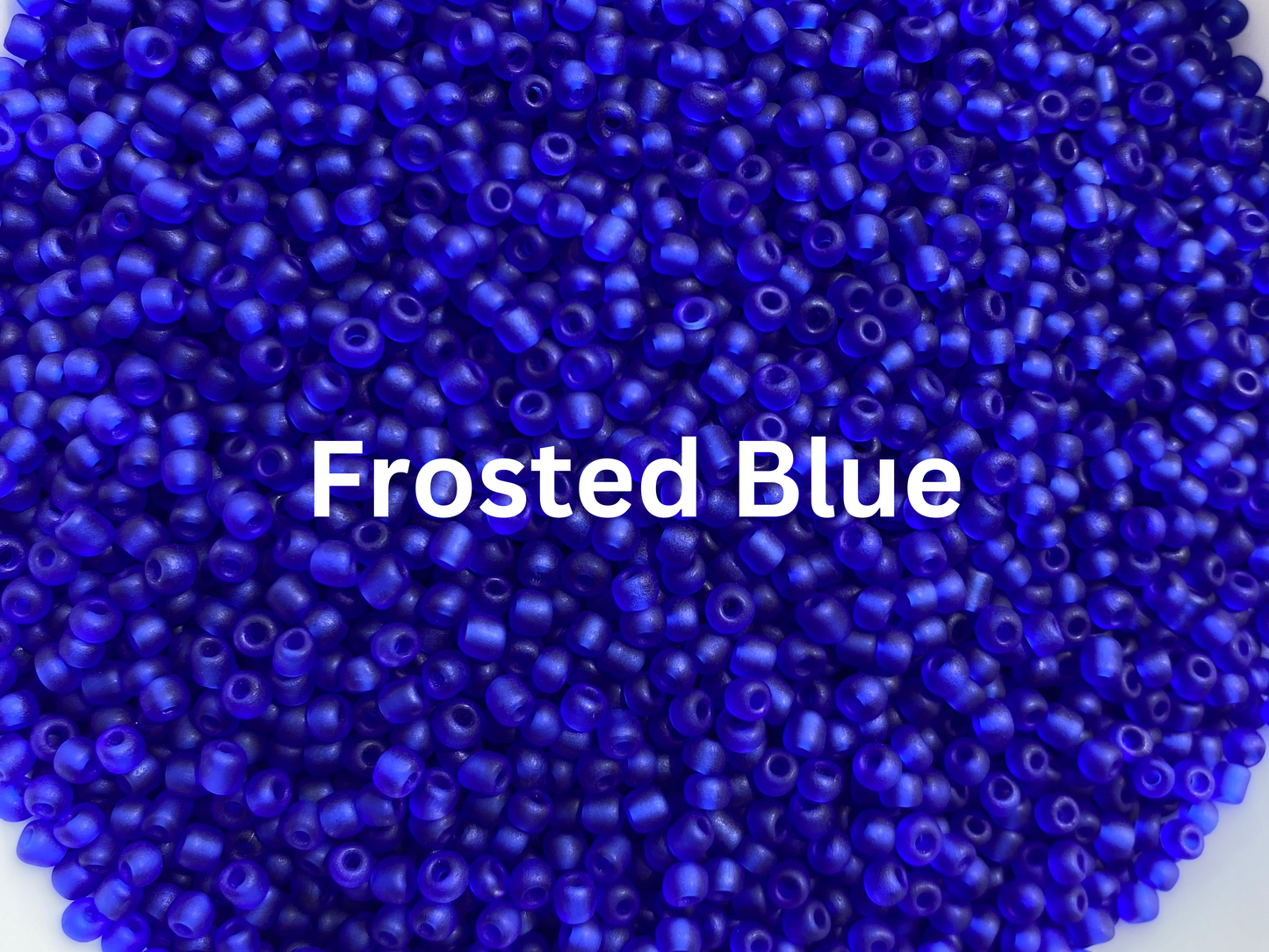 High-Quality 8/0 Blue Seed Beads, 3mm, Perfect for Jewelry Making