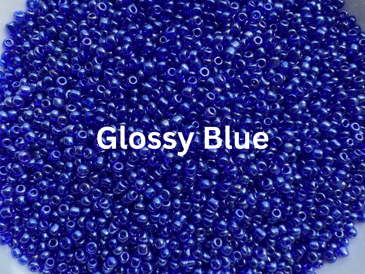 High-Quality 8/0 Blue Seed Beads, 3mm, Perfect for Jewelry Making