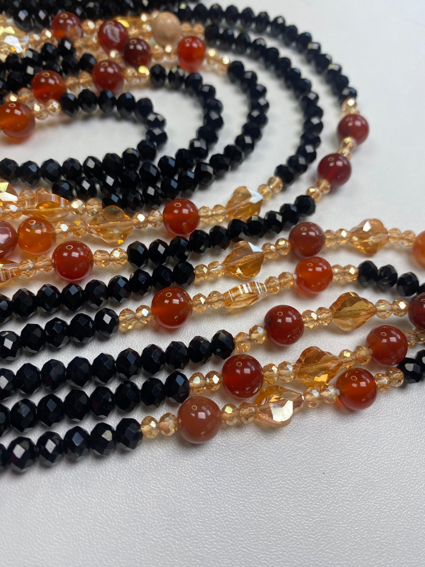 Nightfall Gemstone Elegance~ Luxury Crystal Waistbeads