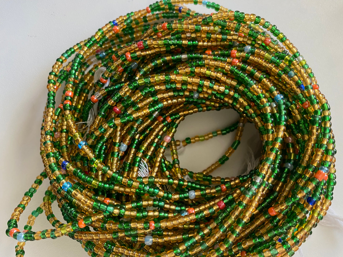 Wholesale African Waist Beads – Crystal Tie-On Strands 30”-36” (Bulk 25pcs Pack)