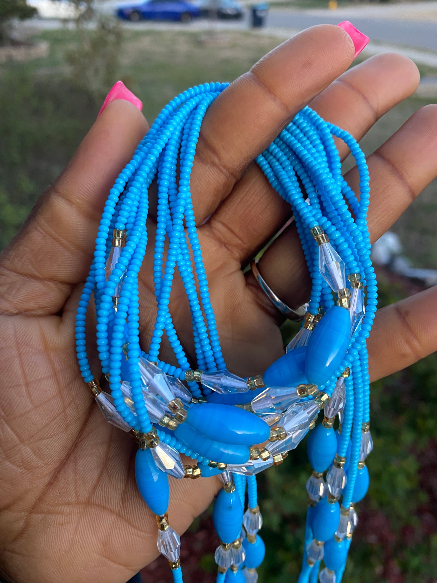 Sky Blue Waist Bead