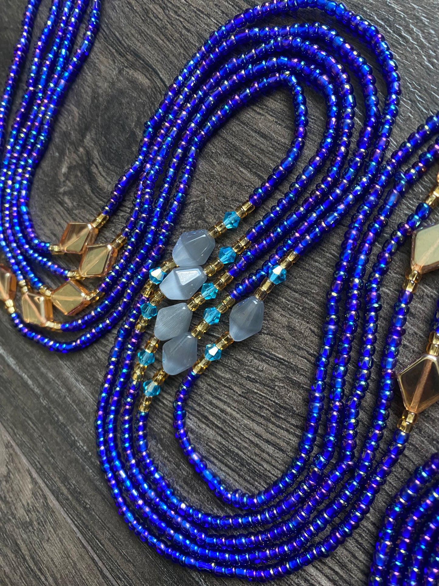 Blue  Waistbead- Luxe WaistBead