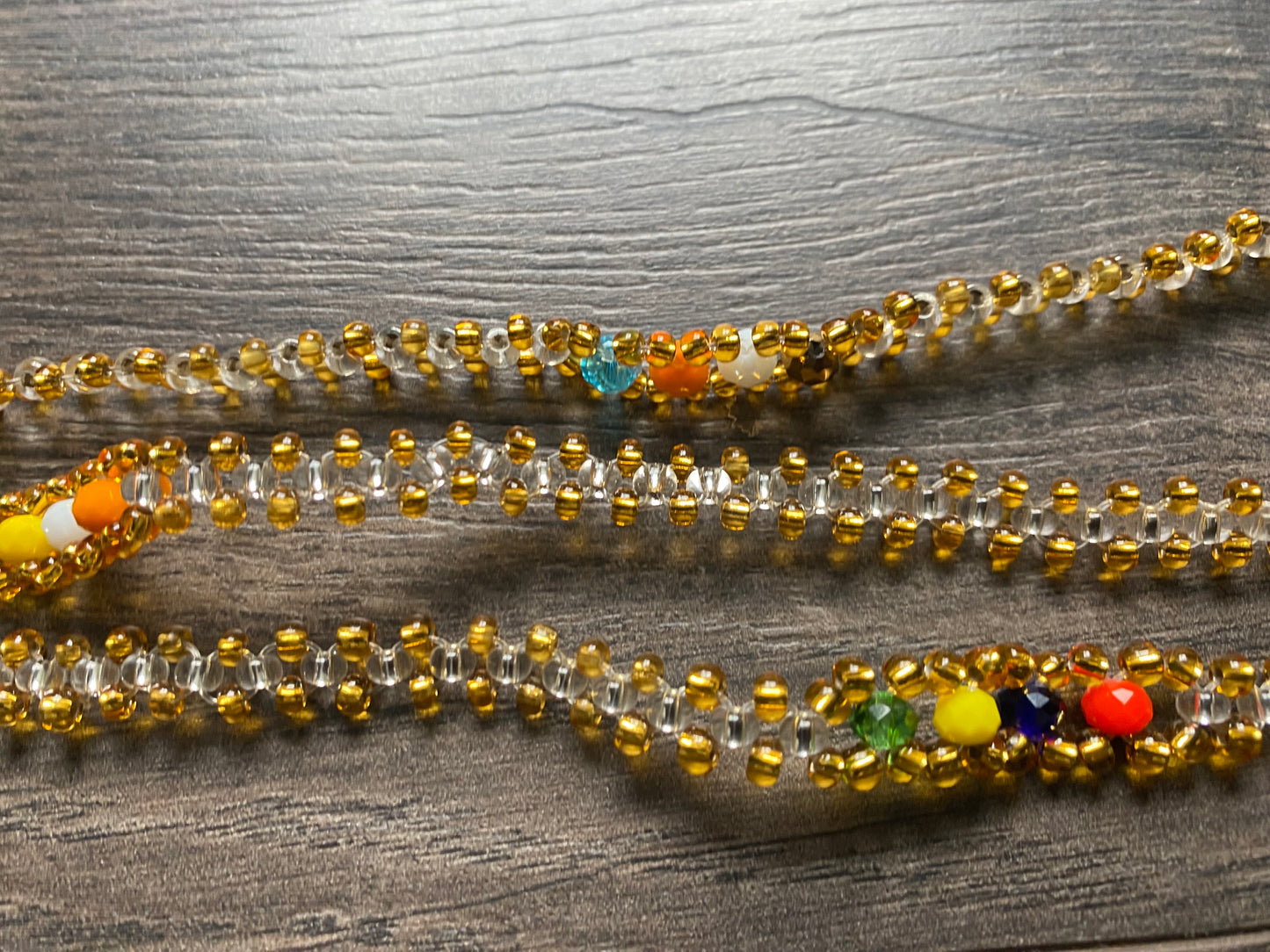 Goldie- Luxury Crystal Waist Beads/ Clasp only