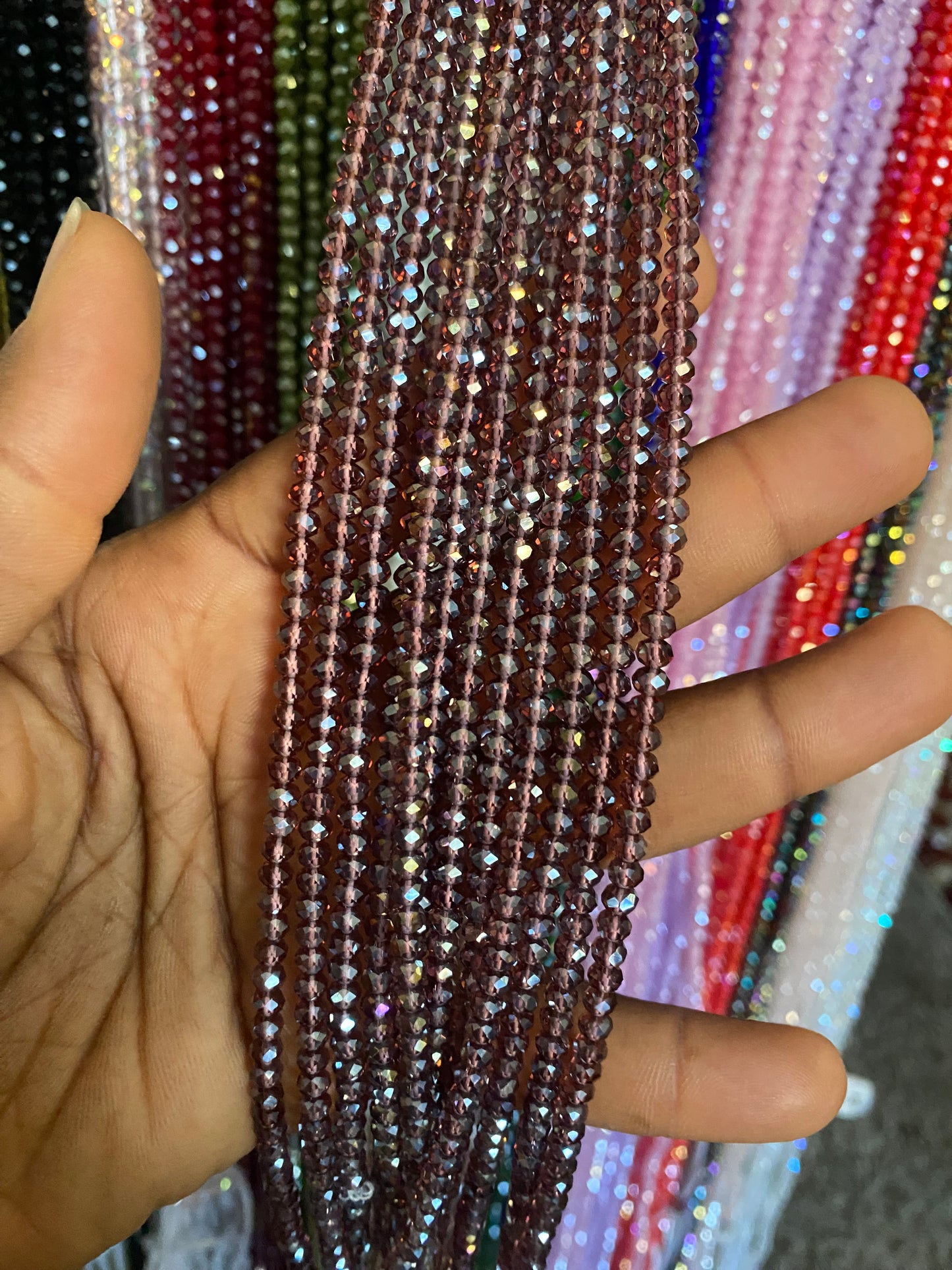 Crystal WaistBeads -TikTok Waist Beads – Variety of Styles – African Waist Jewelry – Tie-On (45”) – Add to Cart, Buy Now – Price Per 1 Waist Bead