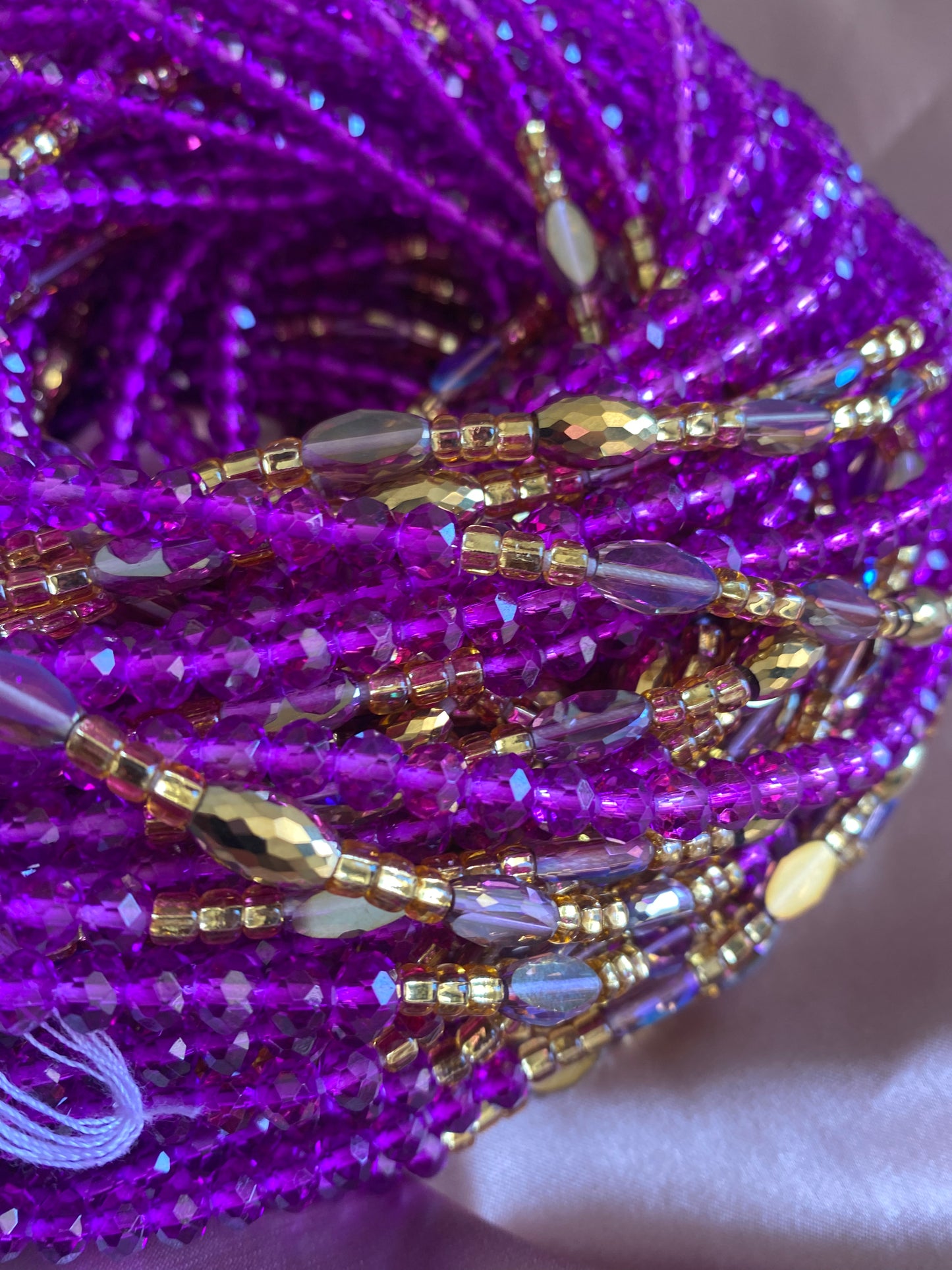 Queen Magenta ~ Luxury Crystal Waist Beads