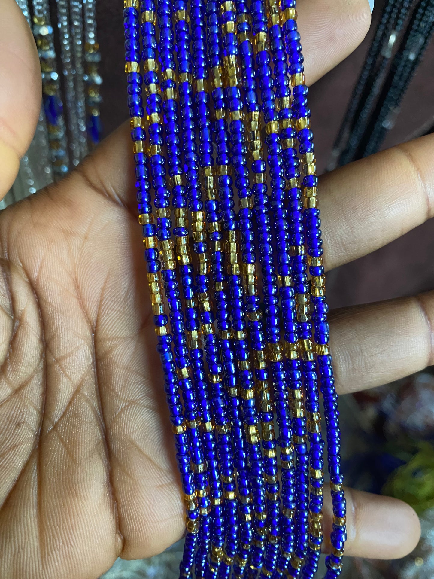 Wholesale Waist Beads – Bulk Multicolored Tie-On Strands (45”–50”)