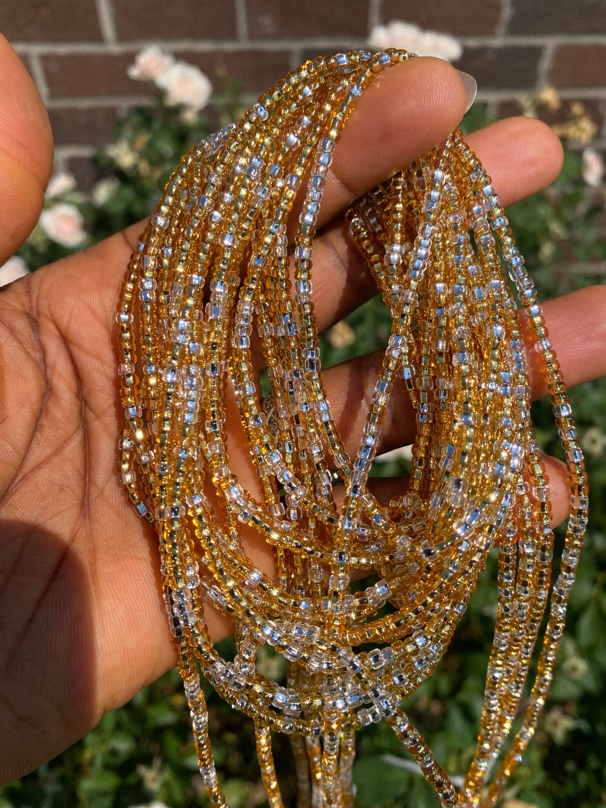 Silver & Gold Waist Beads 1 Pc