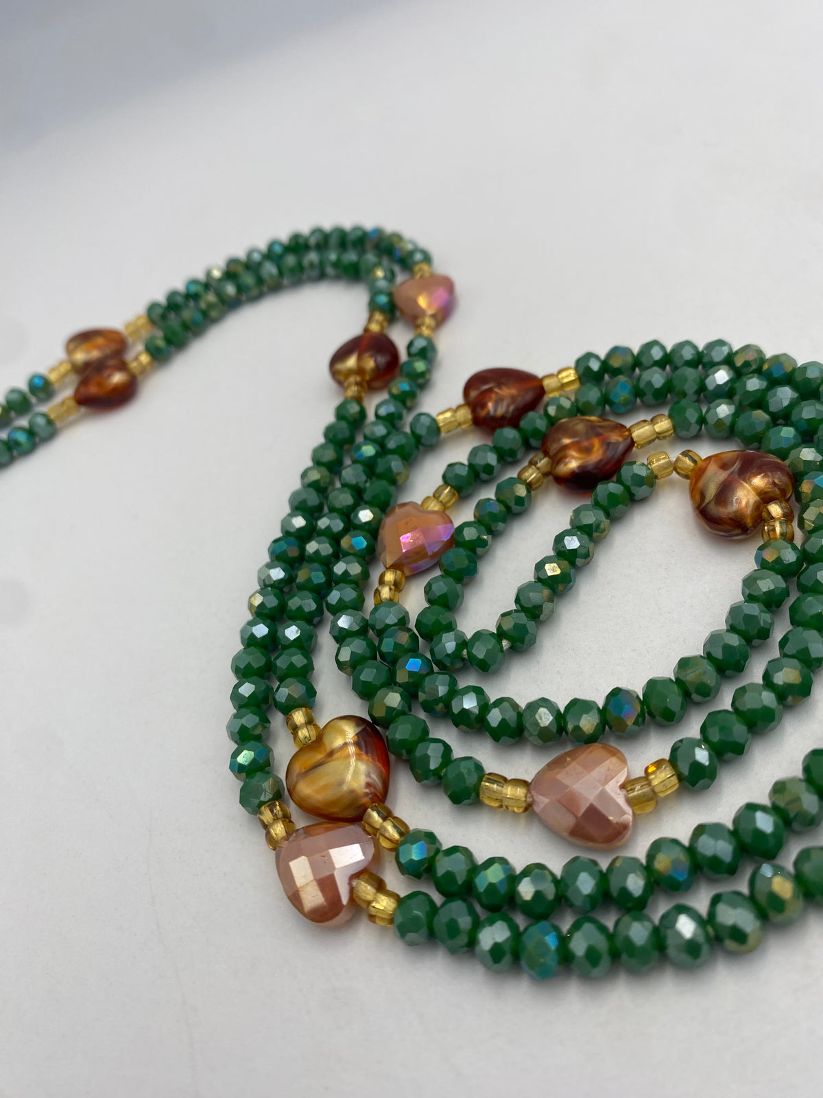 Turquoise Luxury Crystal Waist Bead