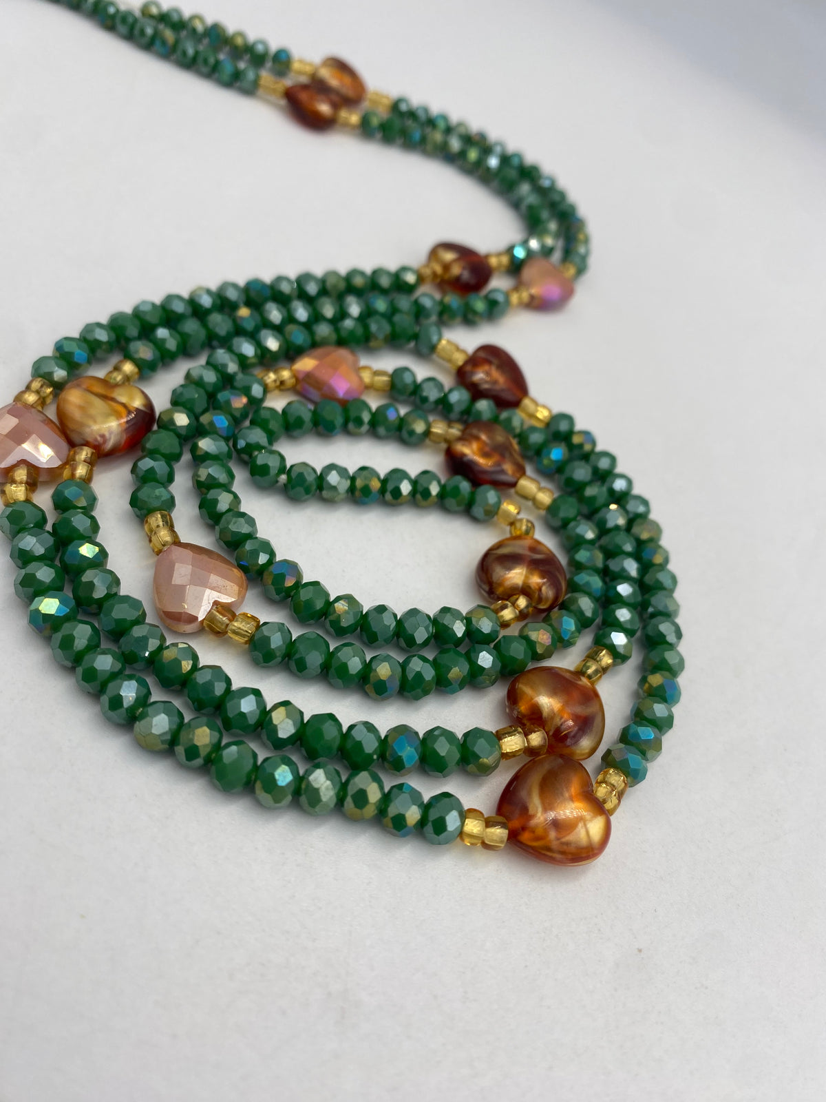 Turquoise Luxury Crystal Waist Bead