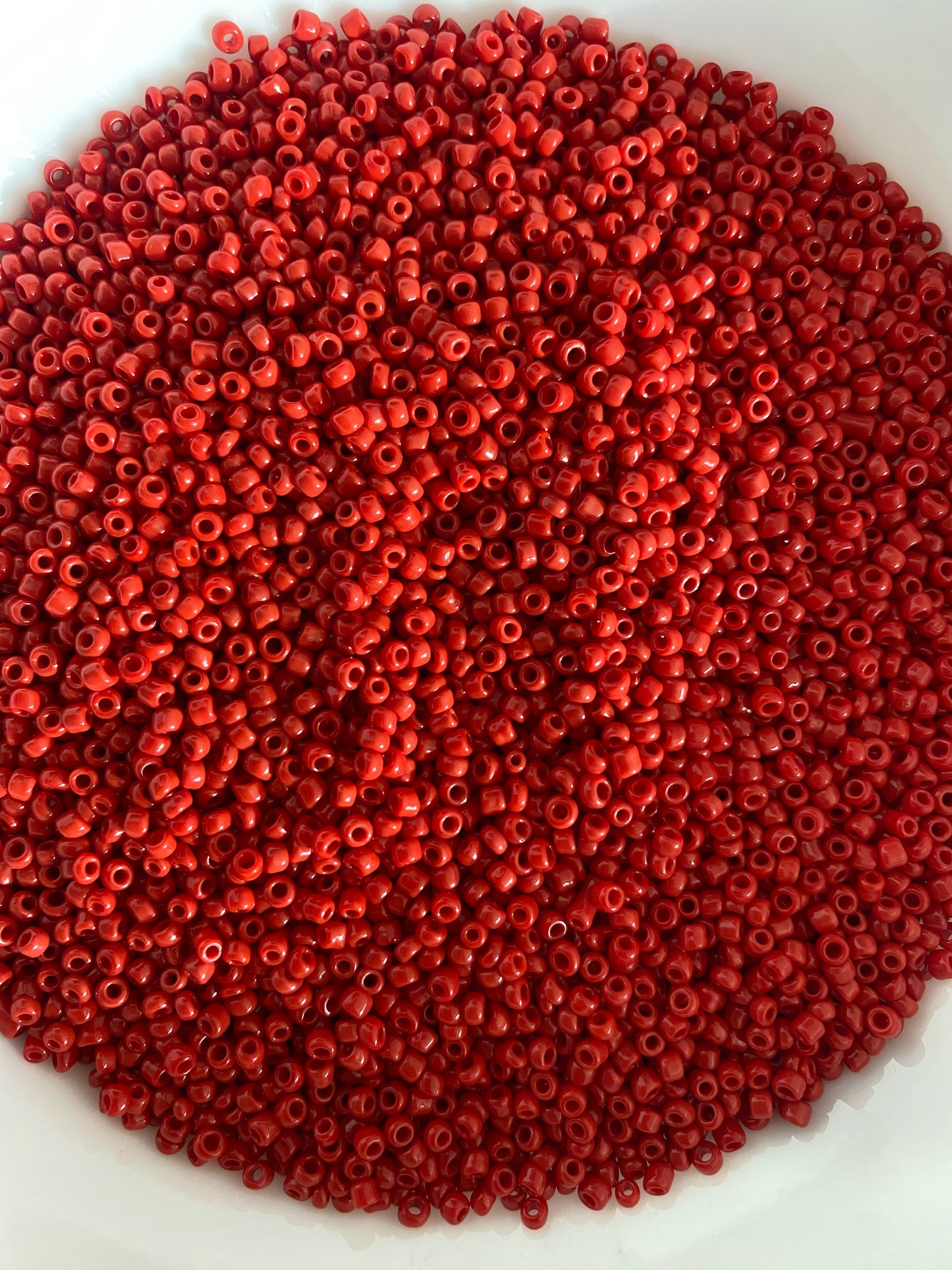 2mm or 11/0 Matt Red Seed Beads Bulk 450g Glass Beads for Beaded Jewelry, Bracelets, Waistbeads, Chokers Jewelry Making & Crafts