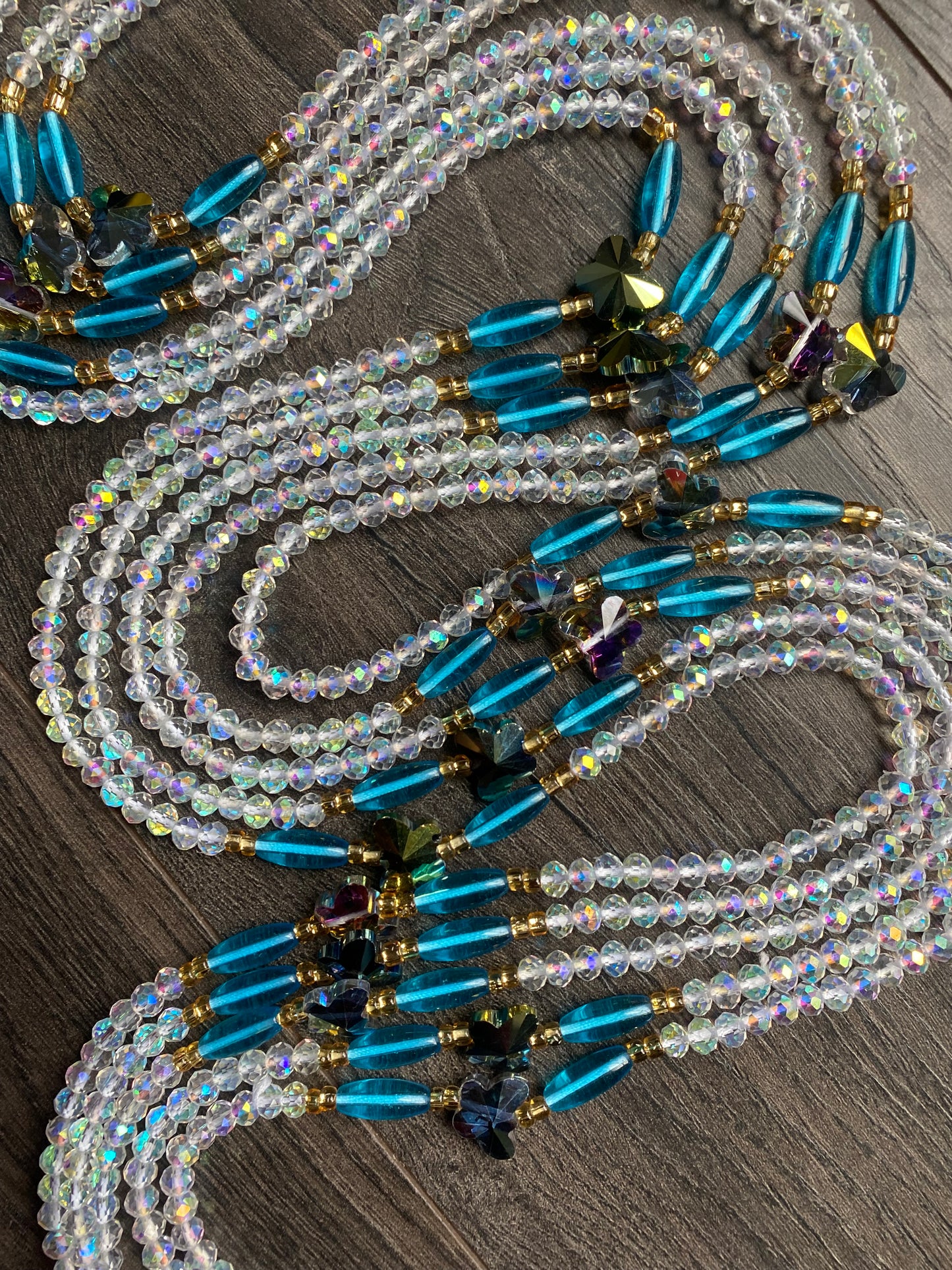 Martha ~ Crystal Waist Bead