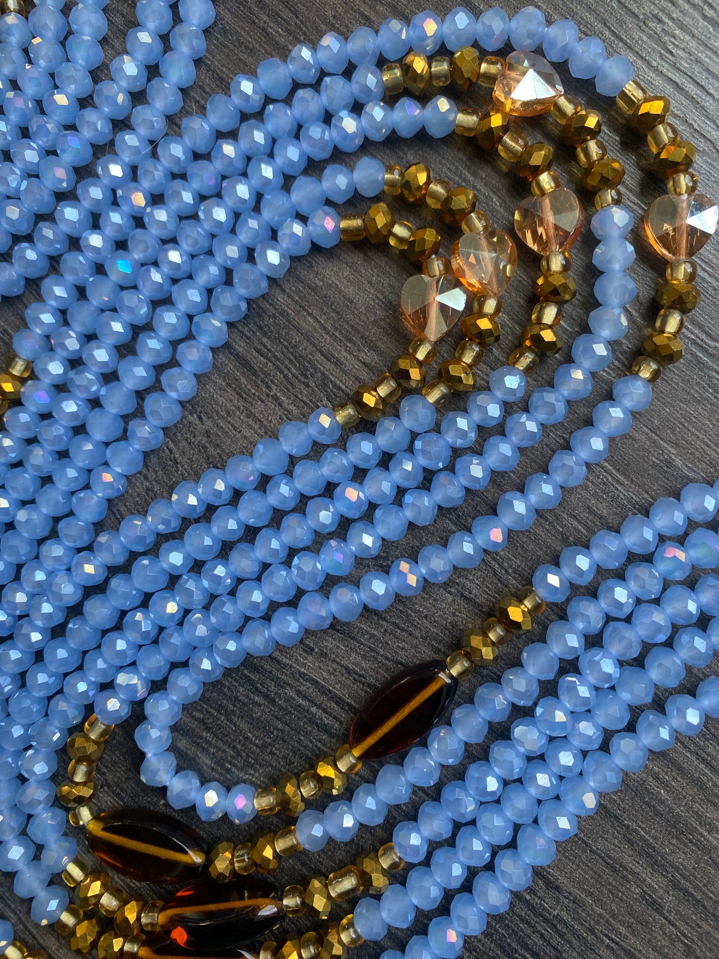 Miriam~ Crystal Waist Bead