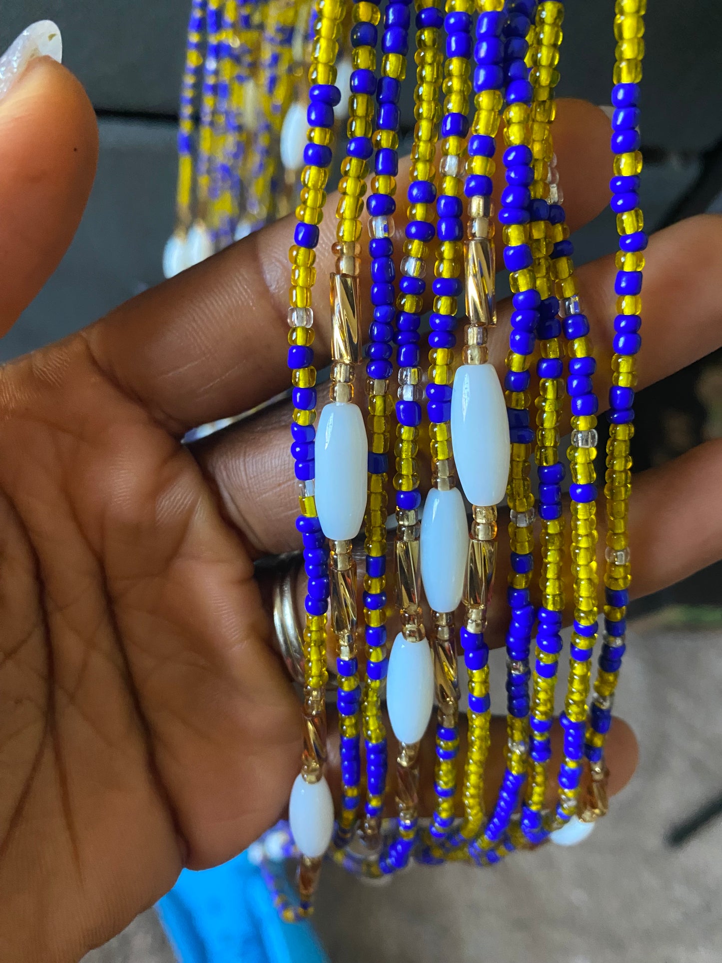 Wholesale Waist Beads – Bulk Multicolored Tie-On Strands (45”–50”)