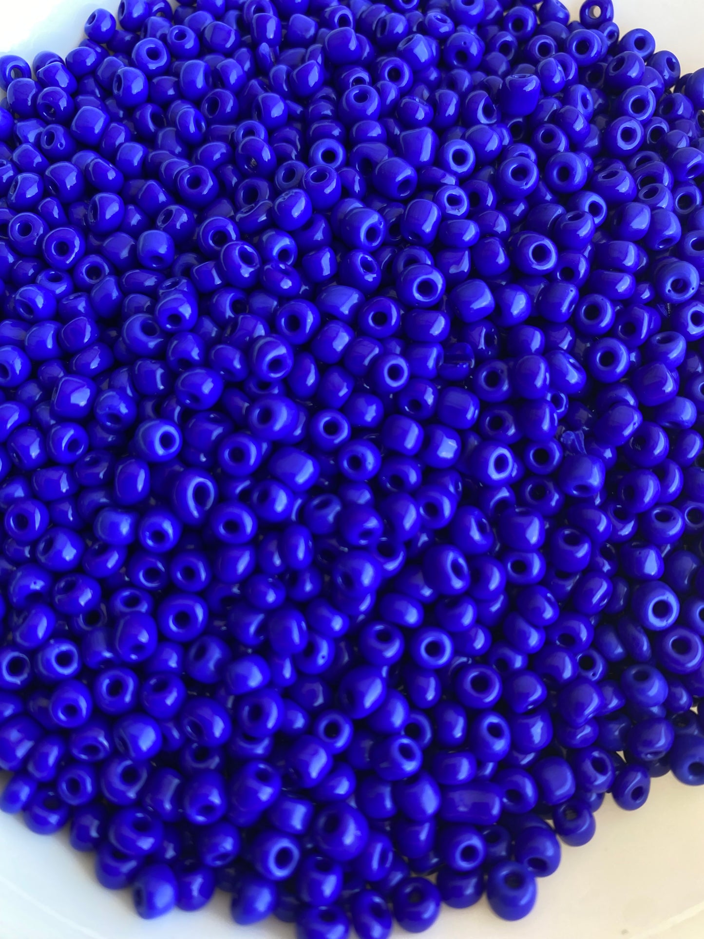 4mm- 6/0 Indigio, Royal Blue Glass Seed Beads For Jewelry Making,  DIY Waist beads, Bracelet Necklace Earrings