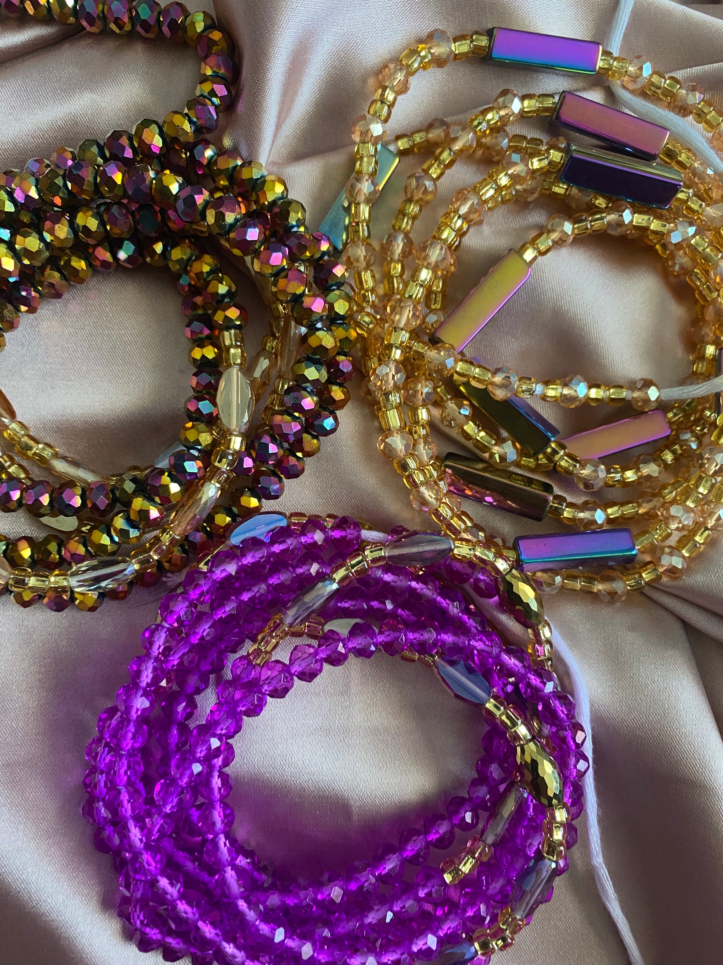 Queen Magenta ~ Luxury Crystal Waist Beads