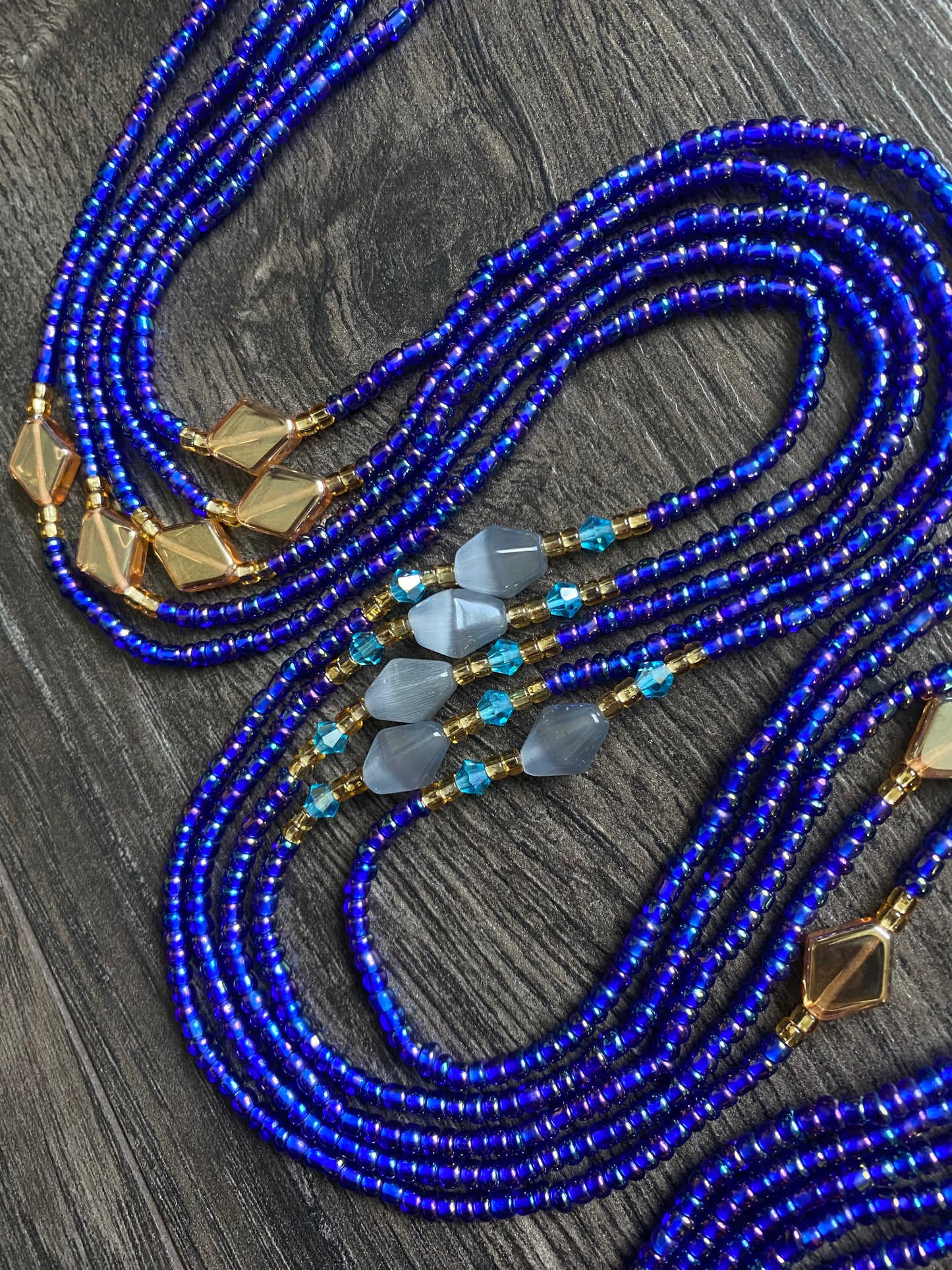 Blue  Waistbead- Luxe WaistBead